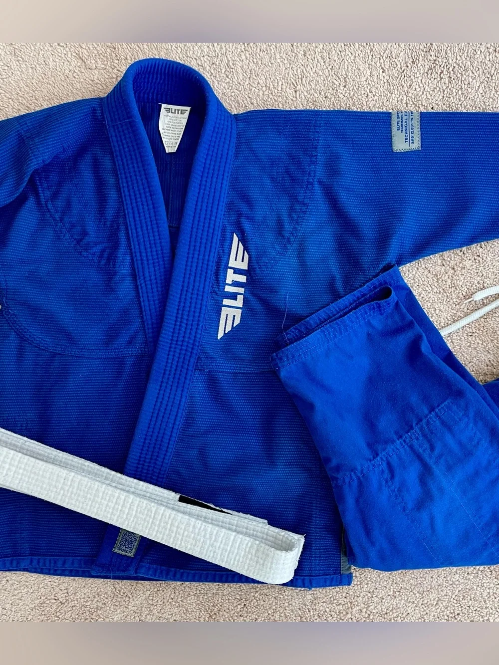 Kids Elite Blue Jiu-Jitsu Gi C0 (7-8)